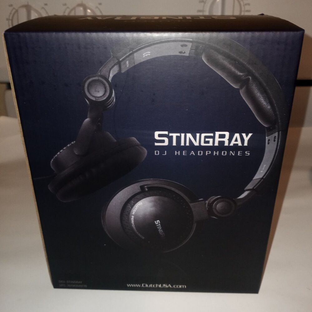 StingRay DJ Headphones Clutch Performance DJ Headphones Excellent Condition